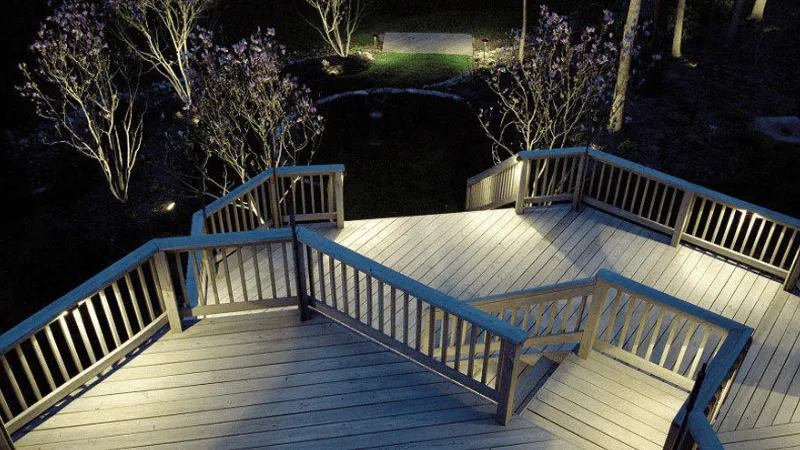 Deck and Patio Lighting Installation 3